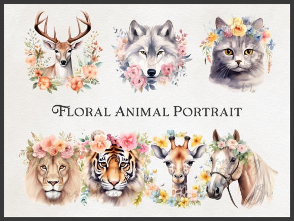 Bring Nature to Your Designs with Watercolor Animal Clipart