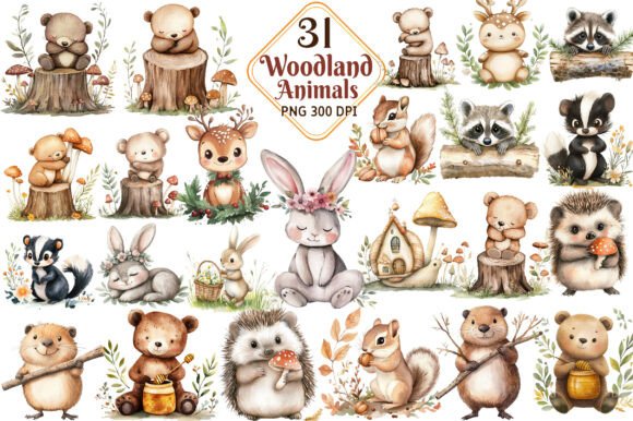 Bringing Whimsy to Your Work with Woodland Animal Clipart