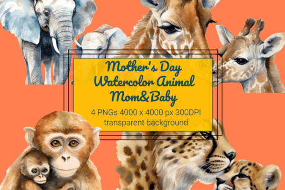 Celebrate the Mother-Baby Bond with Watercolor Art