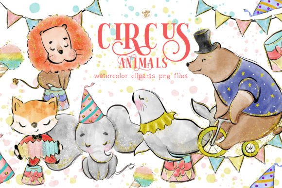 Circus Animal Watercolor Cliparts: A Creative's Guide