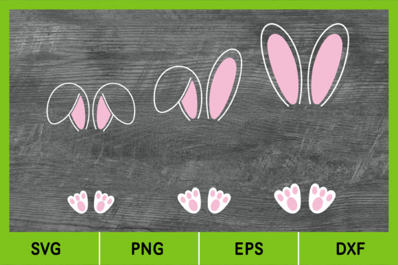 Easter Bunny & Bunny Feet: A Playful SVG Asset for Creative Projects