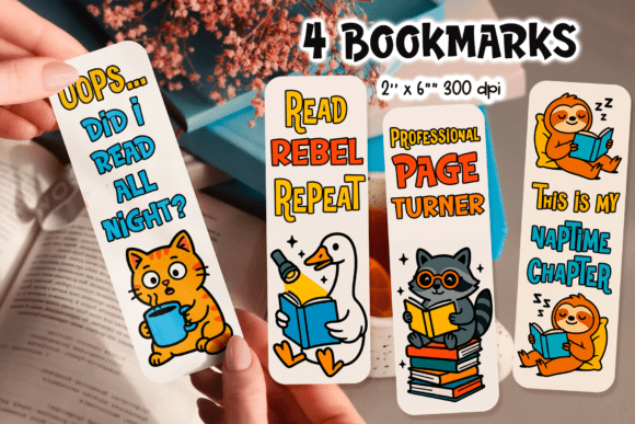 Funny Animal Reading Bookmarks PNG: A Designer’s Guide