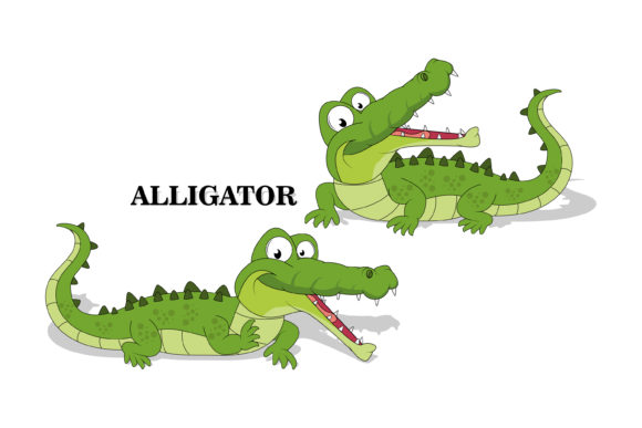 The Friendly Face of Your Brand: Cute Alligator Animal Cartoon