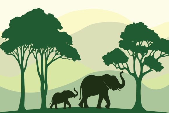 Wildlife Elephant Animal: A Majestic Design Asset